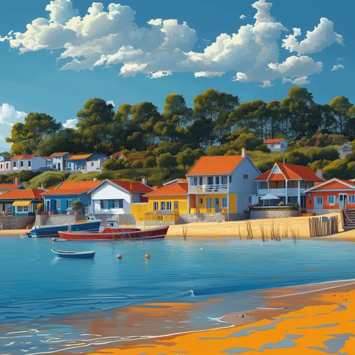 Contactez-nous pour commander un tableau peint du Bassin d’Arcachon, collaborer avec nous ou devenir point de vente local. - Panneau décoratif original, Panneau mural, Panneau mural, saint jean illac, 